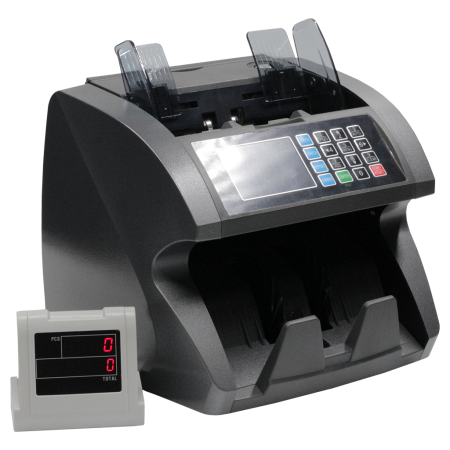 Счетчик банкнот Mbox DS-500 (RUB, USD, EUR, MIX, 1500 банк/мин, УФ, ИК, магнитная, плотность, серийные номера, выносной дисплей, RUB, USD, EUR, CNY, KZT, BYN, JPY, AMD)