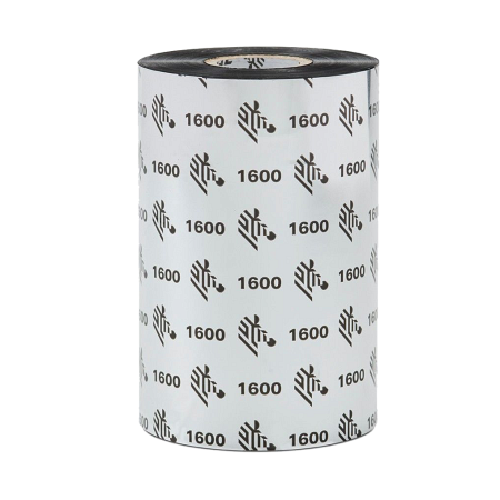 Красящая лента (Риббон) Zebra 160 Wax (83мм x 450м, wax, втулка 1